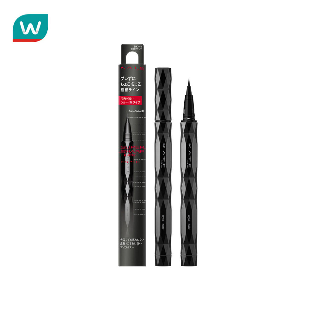 Kate เคท ซูเปอร์ ชาร์ป ไลเนอร์ EX 4.0 ชอร์ต บรัช 0.5 มล. BK-1 เจ็ต แบล็ค