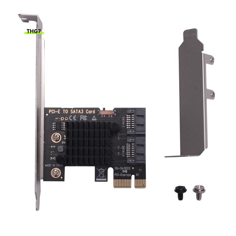 Belinda7PCIe ถึง SATA 3.0 6G SSD อะแดปเตอร์ PCI-E PCI Express X1 Controller การ์ดขยาย Riser เพิ่มบนก