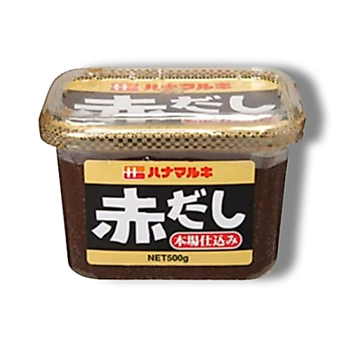 Hanamaruki Akadashi Miso 500g มิโซะแดง อากาดาชิ มิโสะ เต้าเจี้ยวบด ฮานามารูกิ 500 กรัม (4872)
