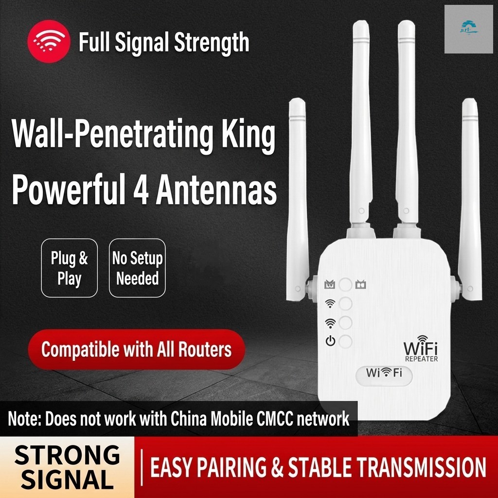 เครื่องขยายสัญญาณ WiFi Extender - เครื่องทวนสัญญาณผนังสําหรับห้องนอน