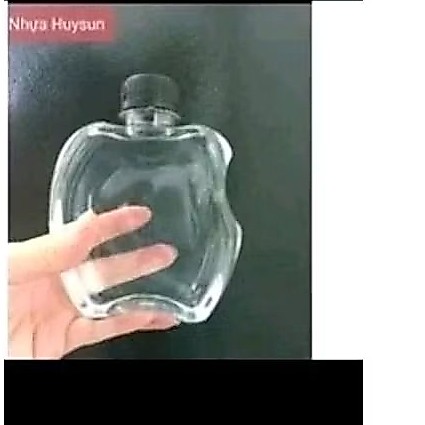 ขวด ComBo 100 Apple Bottles 330ml พร้อมฝาสีดําและฝาสีขาว