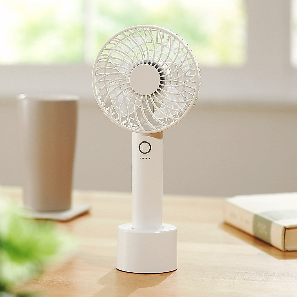 NITORI พัดลมพกพา RECHARGEABLE HANDY FAN WH-HF317NC