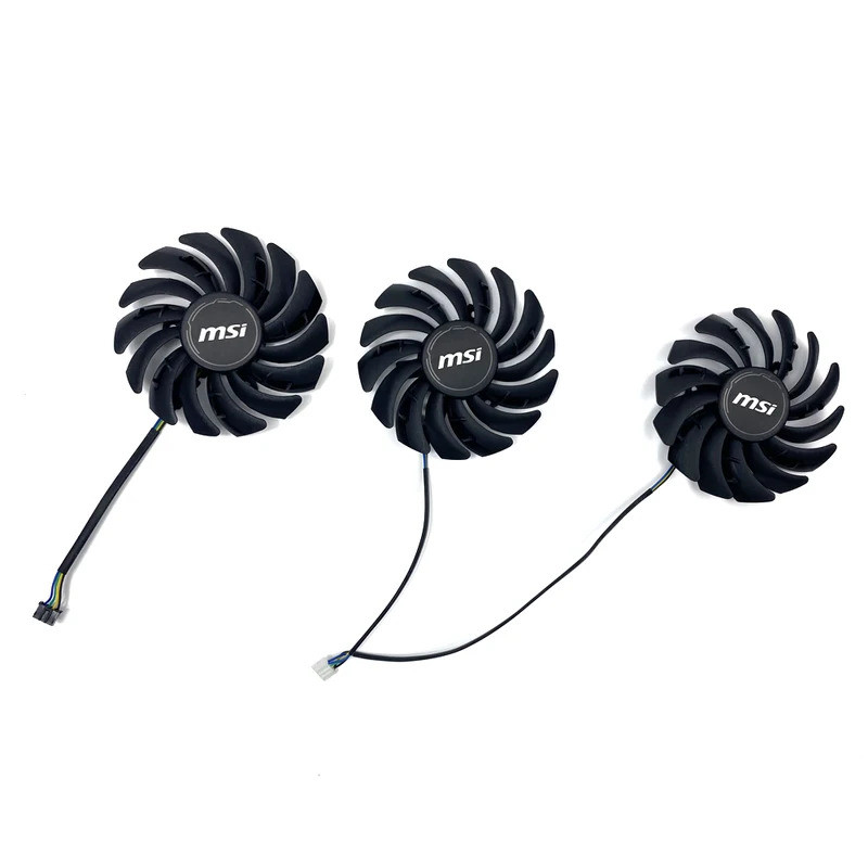 GPU พัดลมระบายความร้อน RTX3060 3070 3080 3090 กราฟิกการ์ดพัดลมสําหรับ MSI Geforce RTX 3060 Ti 3070 3