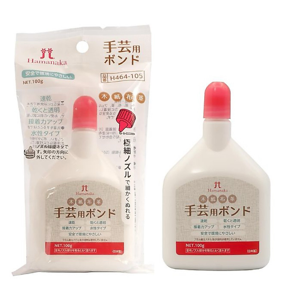 Hamanaka Craft Bond กาวงาน felt, ขนสัตว์, ผ้า, กระดาษ, ไม้ Wood สูตรแห้งเร็ว H464-105