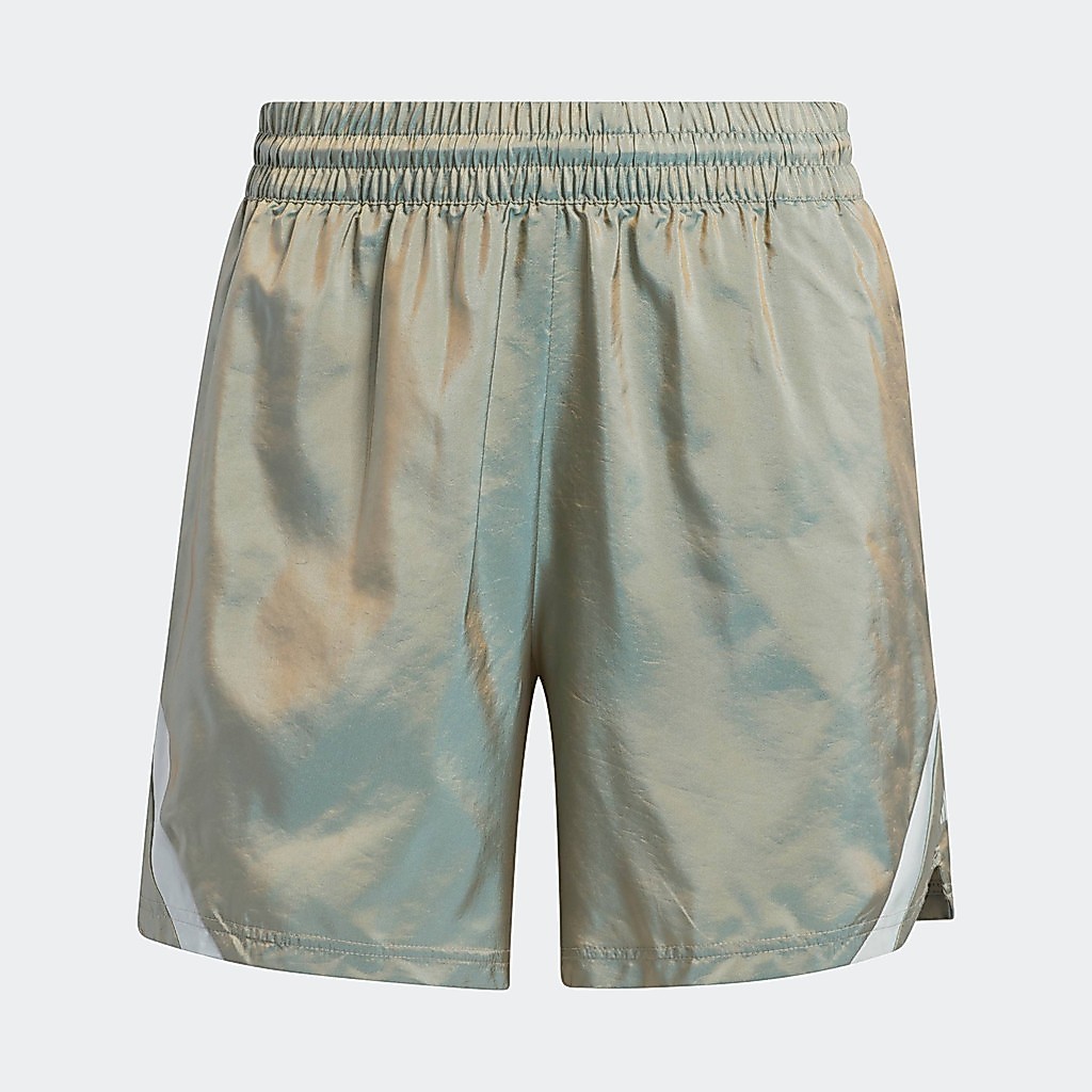 adidas บาสเกตบอล กางเกงขาสั้นสีเหลือบ Select ผู้หญิง สีส้ม IJ5231