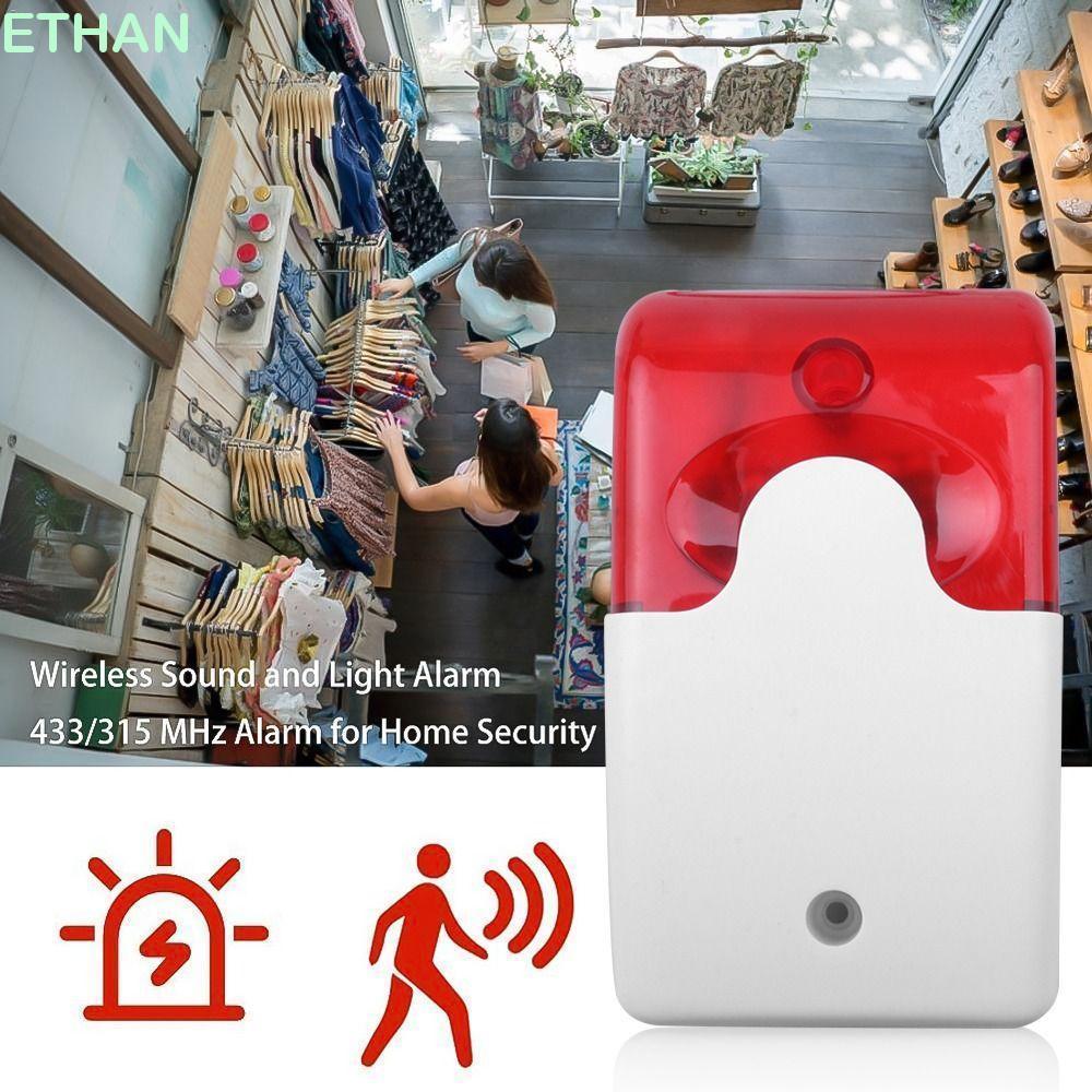 ETHAN Wired Strobe Siren, 12 V /220 V เสียงขโมยระบบเตือนภัยเสียง,ทนทาน Lndicator Light กระพริบ Light 120dB เสียงลวดไซเรน Buzzer
