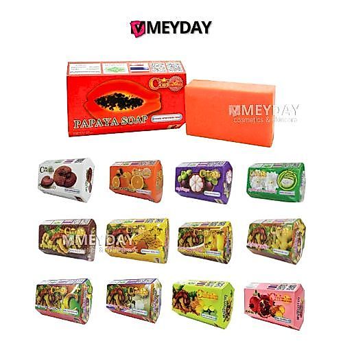 (แบบก้อน) Cintaku Soap สบู่ชินตากุ สบู่ก้อนผิวหน้าและผิวกาย 100 กรัม