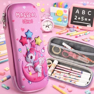 AA01HOME กล่องดินสอ 3 มิติ จุของได้เยอะ ช่องใส่ดินสอมีช่องสําหรับใส่ดินสอ อเนกประสงค์