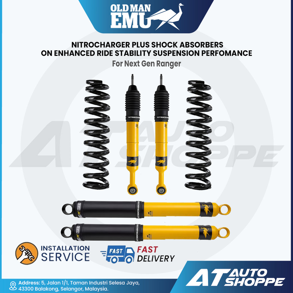 Old Man Emu Nitrocharger Plus โช้คอัพบน Enhanced Ride Stability Suspension Perfomance สําหรับ Next G