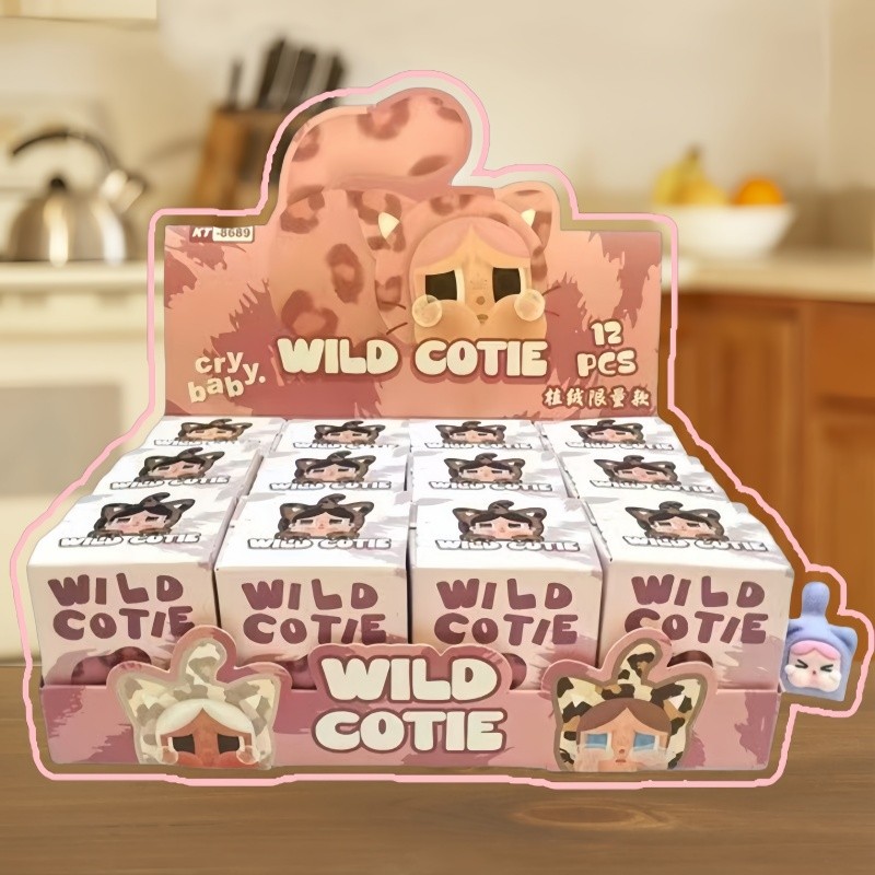 1 boxมี 12 ตัว กล่องสุ่ม CRY Wild Cutie จิ๋ว คายขนกำมะหยี่ โมเดลคาย เจ้าแมวเหมียวน่ารักมาก ของขวัญ เบบี้ทรี ตุ๊กตาตัวฮิต - รูปที่ 2
