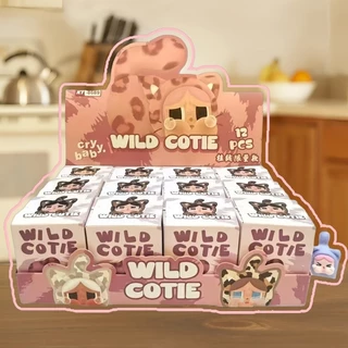 1 boxมี 12 ตัว กล่องสุ่ม CRY Wild Cutie จิ๋ว คายขนกำมะหยี่ โมเดลคาย เจ้าแมวเหมียวน่ารักมาก ของขวัญ เบบี้ทรี ตุ๊กตาตัวฮิต