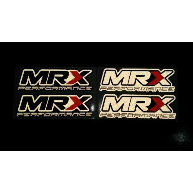 สติ๊กเกอร์ติดรถ MRX PERFORMANCE งานตัดสะท้อนแสง