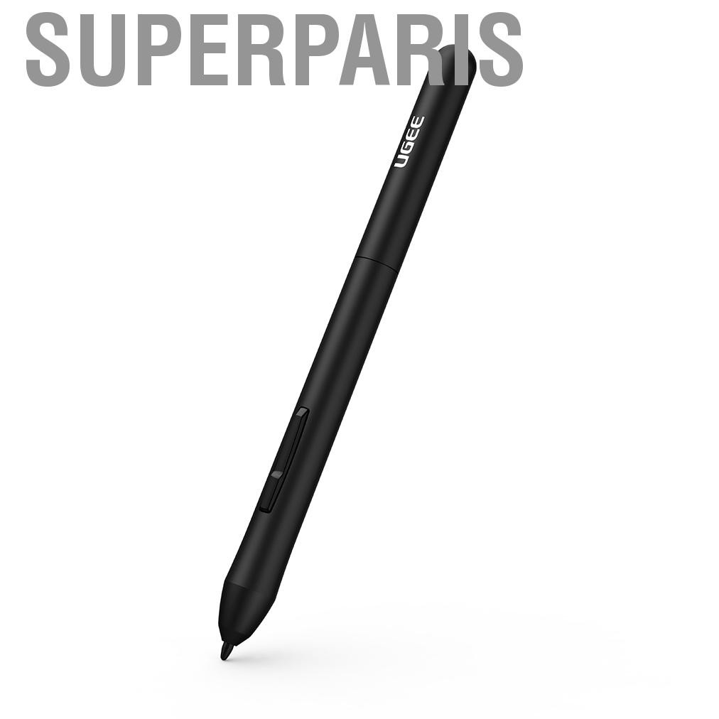 Superparis Superparis-th Ugee PN01 ปากกาปากกาแบบพาสซีฟที่ไม่มีแบตเตอรี่พร้อมเคสสำหรับแท็บเล็ต Drawin