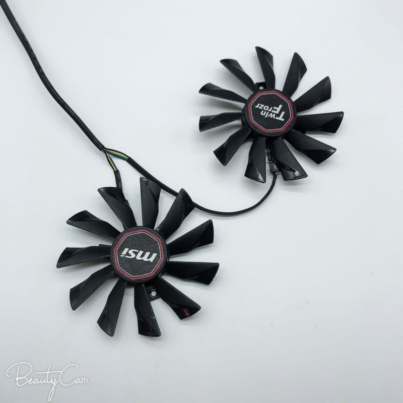 เหมาะสําหรับ MSI GTX780Ti 780 750Ti 660 R9 290X 290 280X 270X พัดลมการ์ดกราฟิก