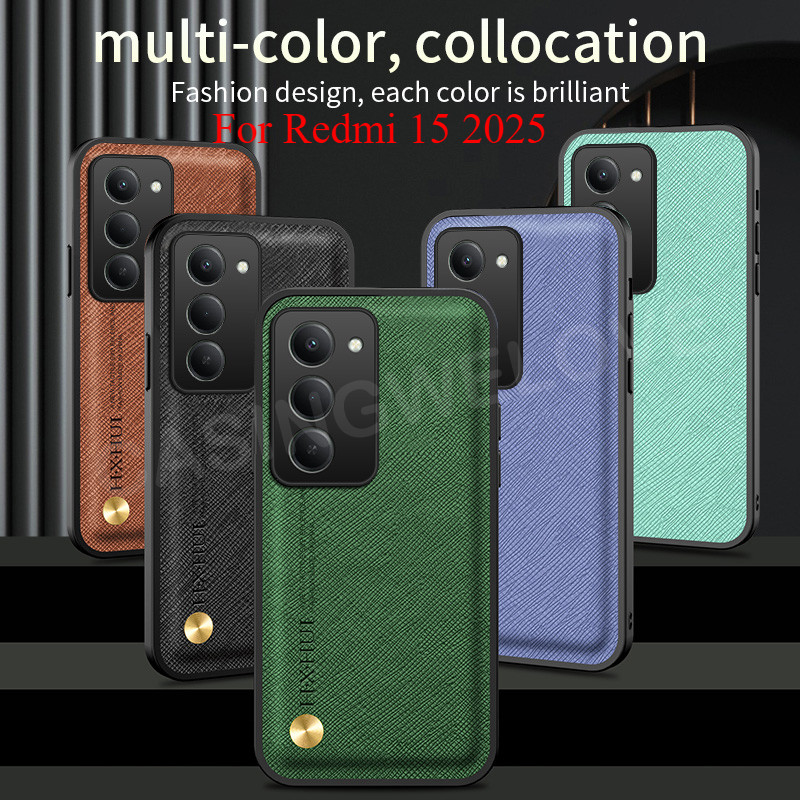 เคสโทรศัพท์สําหรับ Redmi 15 Redmi15 15 C Redmi15C 4G 5G 2025 เคสโทรศัพท์แม่เหล็กกันกระแทกป้องกันปกหล
