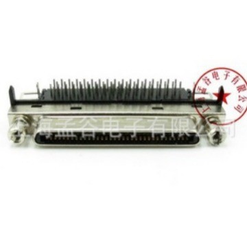 ผู้ชาย Wright SCSI Connector VHDCI68 ซ็อกเก็ตหญิง V68 Plug-In Board V68 บัดกรี 90 องศาขนาดเล็ก 68 ซ็
