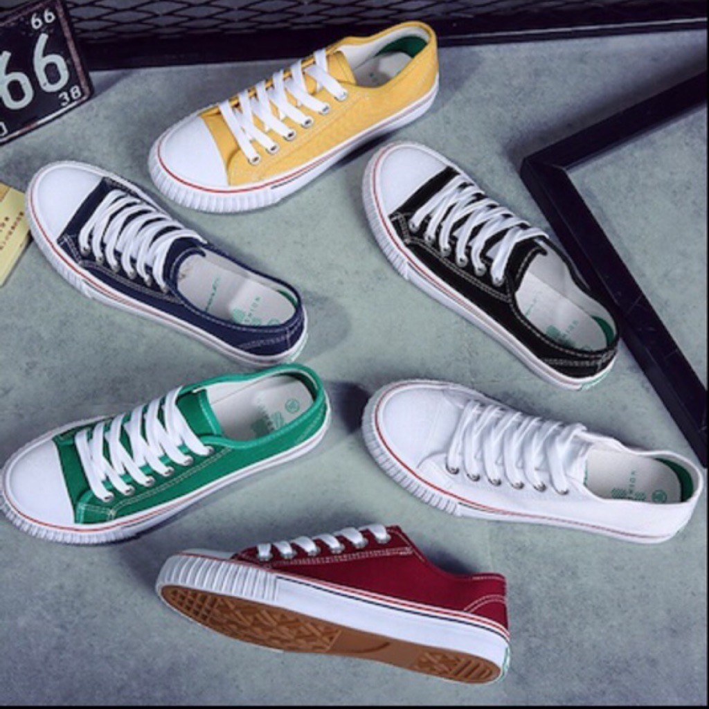 SG SHOES รองเท้าผ้าใบสี 66256 ขนาด 35-44 รองเท้าผ้าใบ SG Retailer ผู้ชาย Lady Kid Local School ในร่ม