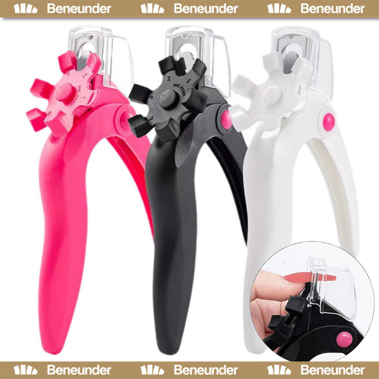 YTL กรรไกรตัดเล็บสําหรับเล็บอะคริลิค U Word เคล็ดลับปลอมเครื่องตัดขอบ Trimmer Triple Cut