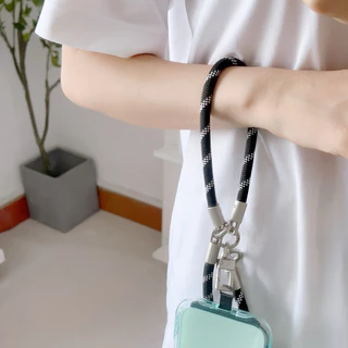 สายคล้องโทรศัพท์ 2-in-1 อเนกประสงค์ ถอดเป็นสายข้อมือได้ กลางแจ้ง ป้องกันหาย สำหรับปีนเขา
