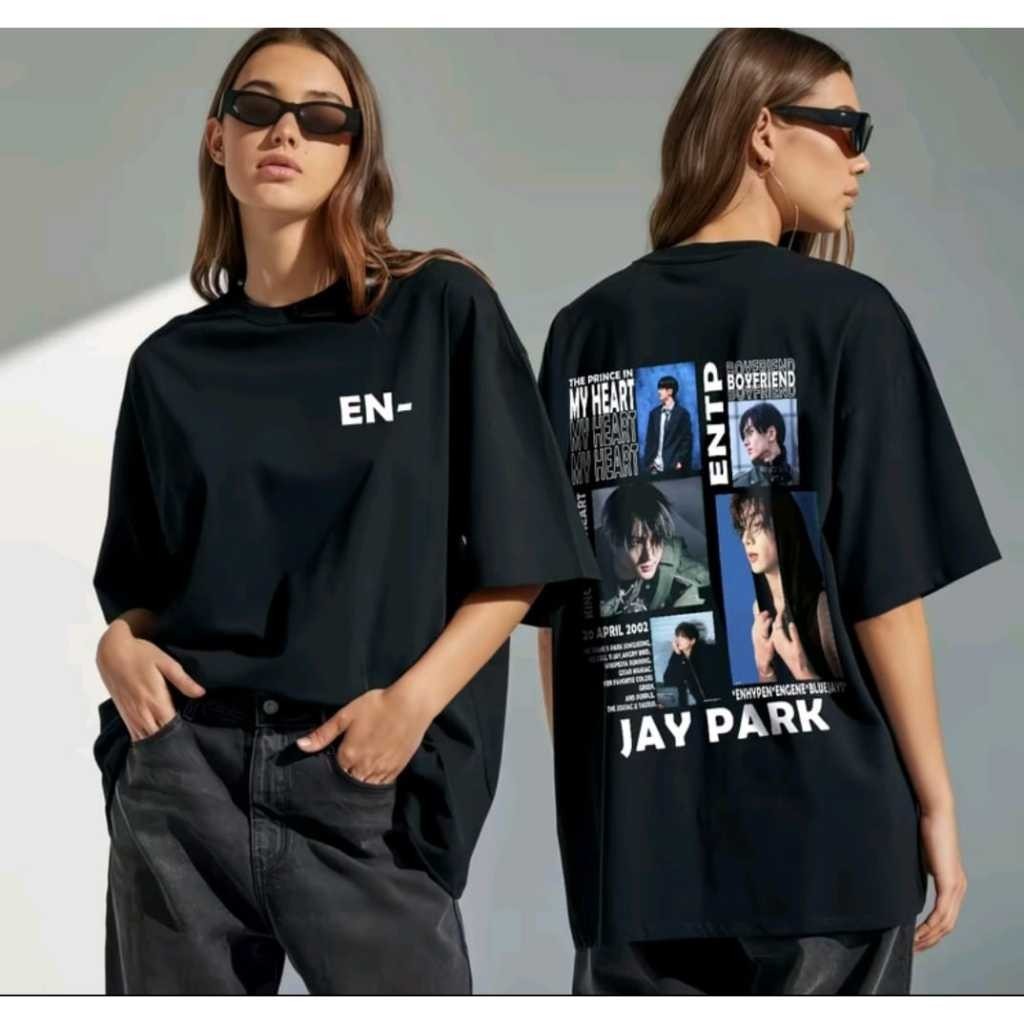 เสื้อยืดสไตล์เกาหลี JAY PARK COTTON T-Shirt หลากสี
