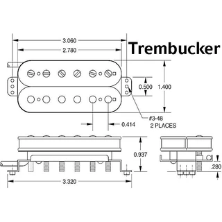 Seymour Duncan Pegasus Humbucker Trembucker Pickup 6 String ปิ๊กอัพ ฮัมบบัคเกอร์ กีต้าร์ไฟฟ้า 6 สาย