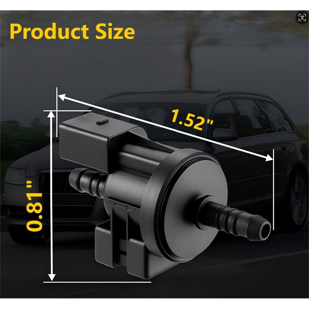 Vapor Canister Purge วาล์ว Solenoid เหมาะกับ Volkswagen VW EOS Golf Jetta Passat Beetle Audi A3 A4 A