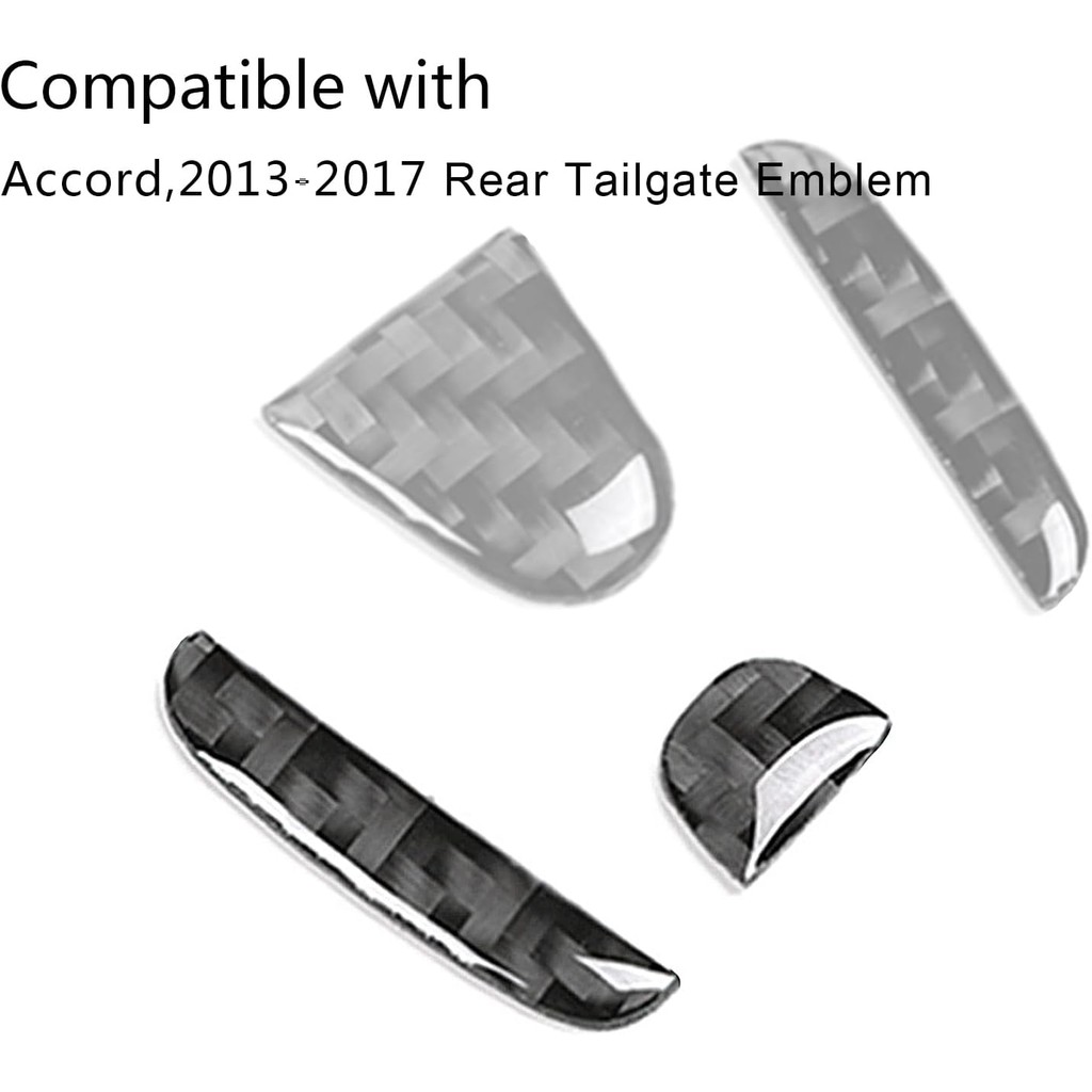 ใช้งานร่วมกับรถด้านหลัง Tailgate Emblem โลโก้ Trim อุปกรณ์เสริมคาร์บอนไฟเบอร์ป้ายสัญลักษณ์รูปลอกสติก