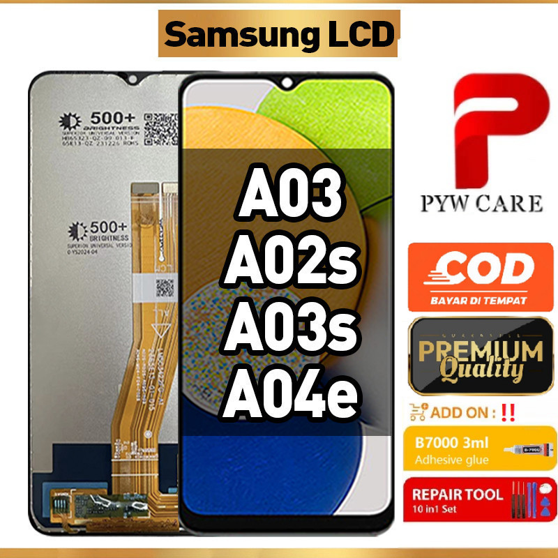 หน้าจอ LCD ที่รองรับสําหรับ Samsung A02S / Samsung A03S / Samsung A04E / Samsung A03 หน้าจอ LCD