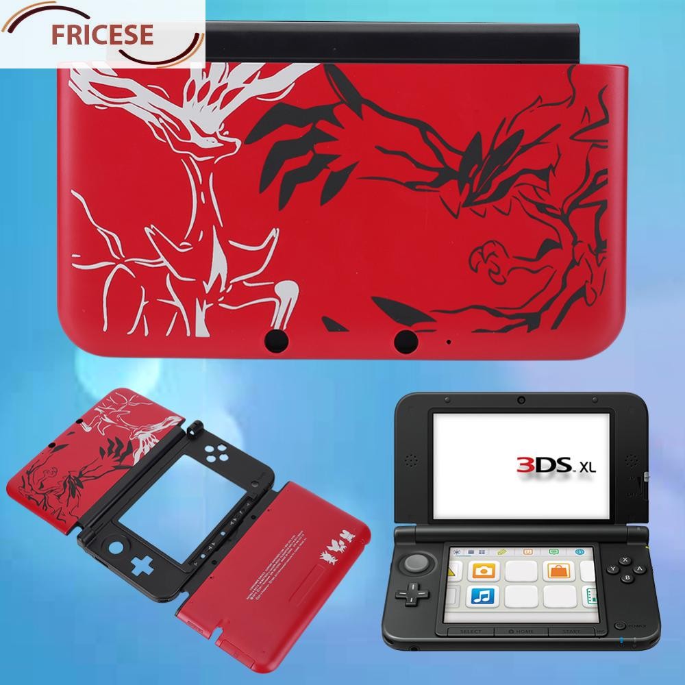 สําหรับ3DS XLด้านหน้าและด้านหลังฝาครอบเปลือกFaceplateพลาสติกด้านหน้าปกหลังกรณีอะไหล่ซ่อมHousing Shel