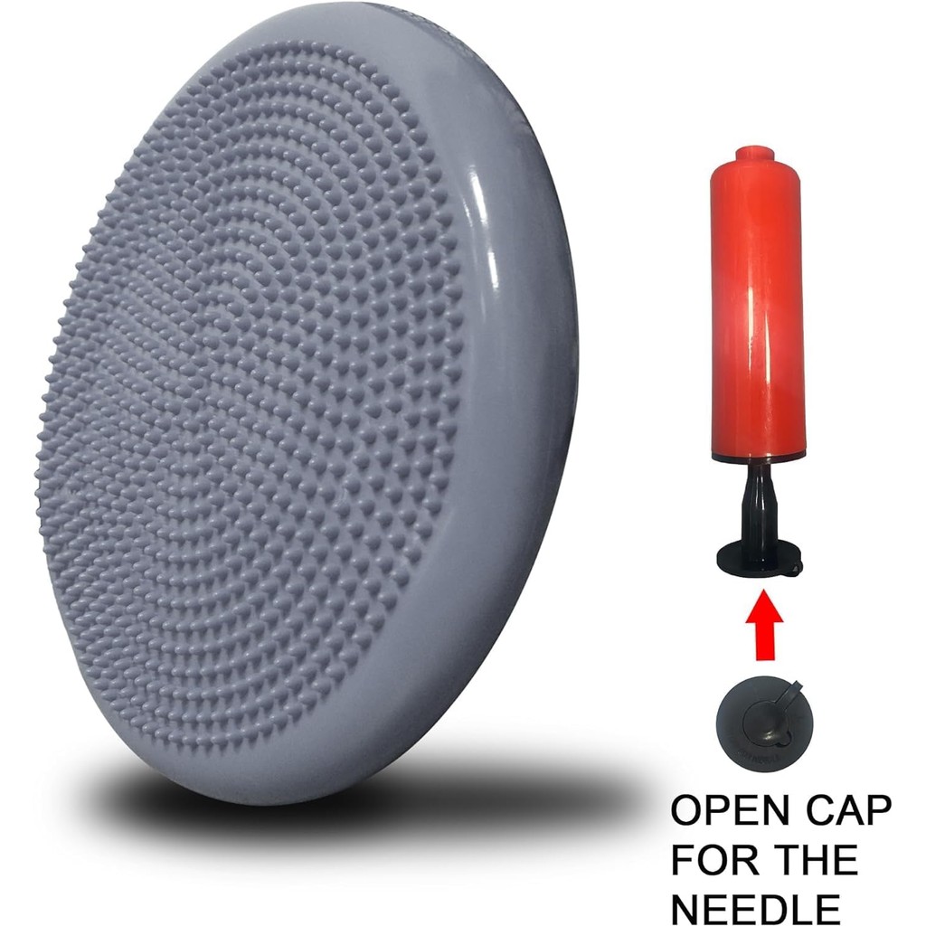 Senston พอง Wobble Cushion Balance Board สําหรับการฝึกสมดุลและออกกำลังกาย เช่น โยคะและยิม