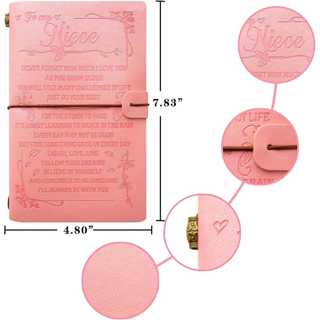 Niece ของขวัญจากป้า,ของขวัญสําหรับ Nieces จากป้า,Niece Journal จากป้า,พวงกุญแจ Niece,Niece Mirror QB