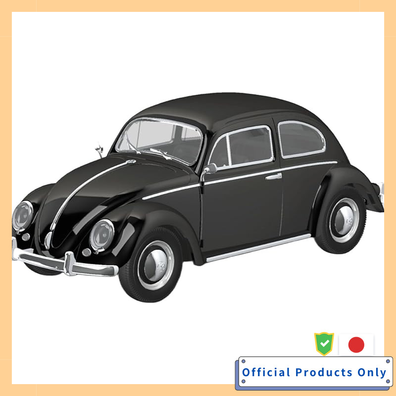 Aoshima Bunkyo Educational Material 1/32 Rakupla Snap Kit No.20-BK Volkswagen Beetle Black Colored P