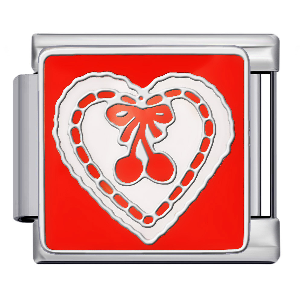 โบว์เชอร์รี่สไตล์อิตาเลียน กับสร้อยข้อมือไทเทเนียมสแตนเลส สำหรับการทำเอง - รูปที่ 2