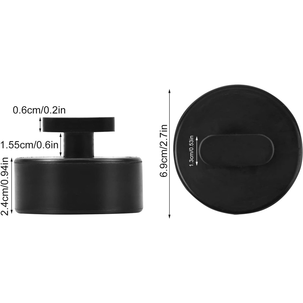 DEDC Jack Pads ใช้งานร่วมกับ Corvette - 4 ชิ้น,ลื่นยาง Pucks Design เพื่อยกรุ่น C5 C6 C7 C8 GS,อุปกร