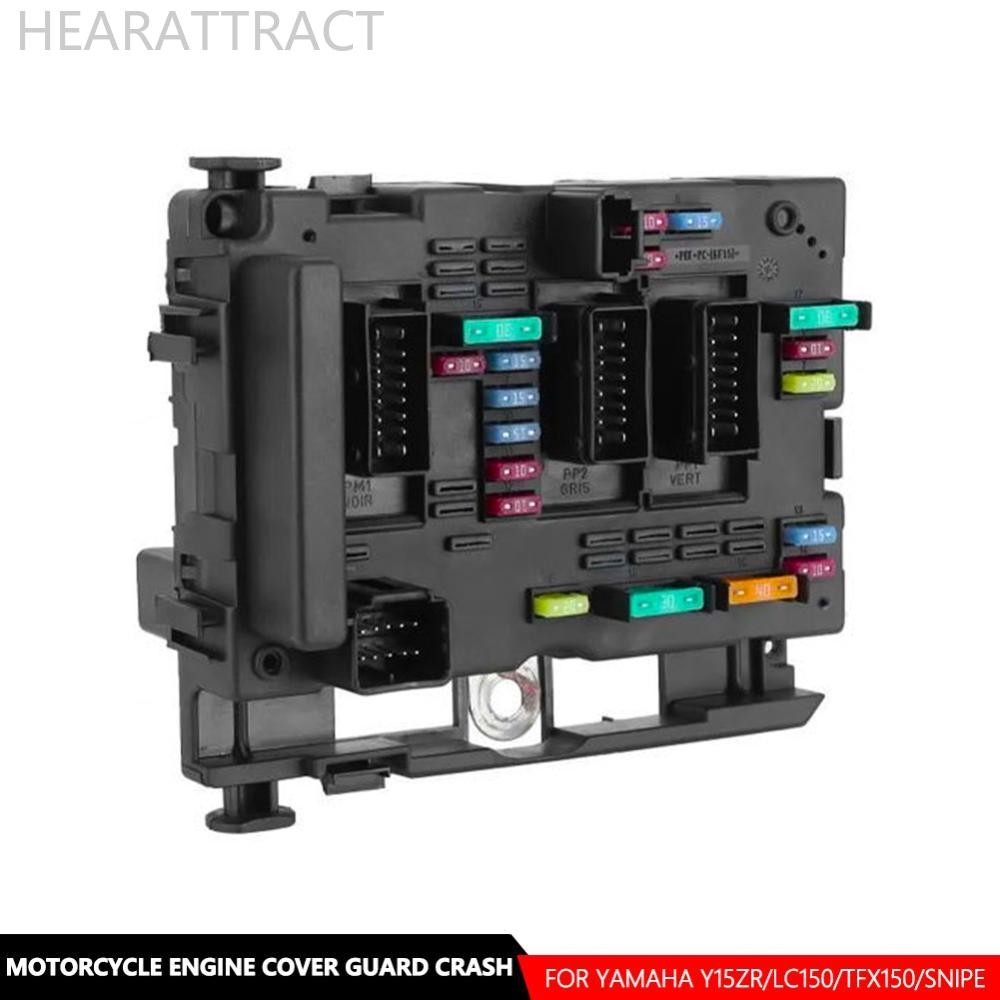 HEARATTRACT Car Fuse Box Unit Assembly ภายใต้ Bonnet 9657608580 BSM B5 6500Y1 สําหรับ Citroen C2 C3 