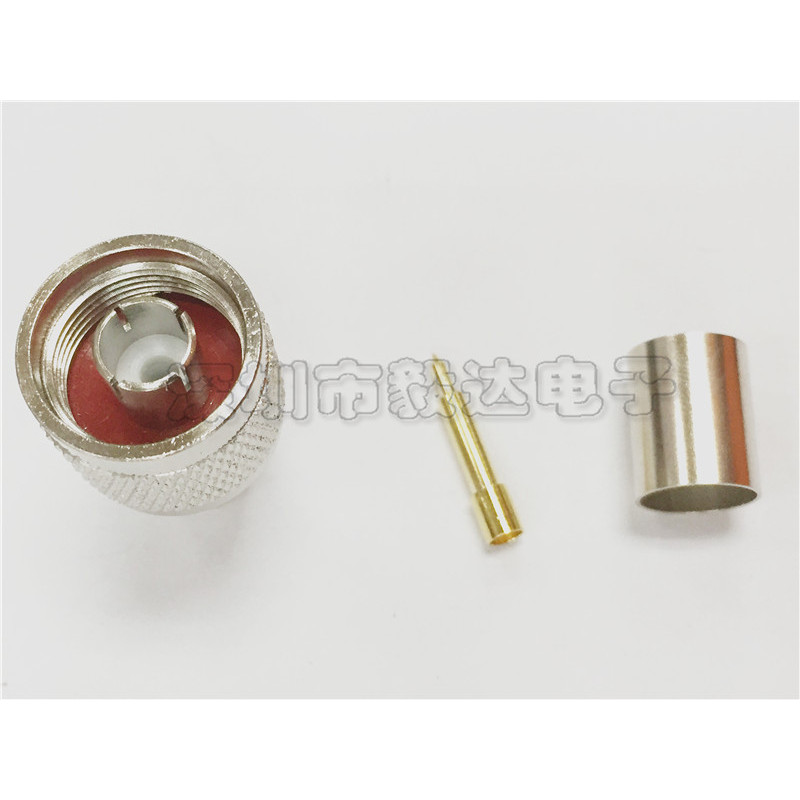 N ประเภทชาย Fine เข็ม L16 Fine เข็ม N ชาย NJ-7 CRIMPING 50-7 สาย 7D สาย RG8U CRIMPING 3G สินค้าของแท