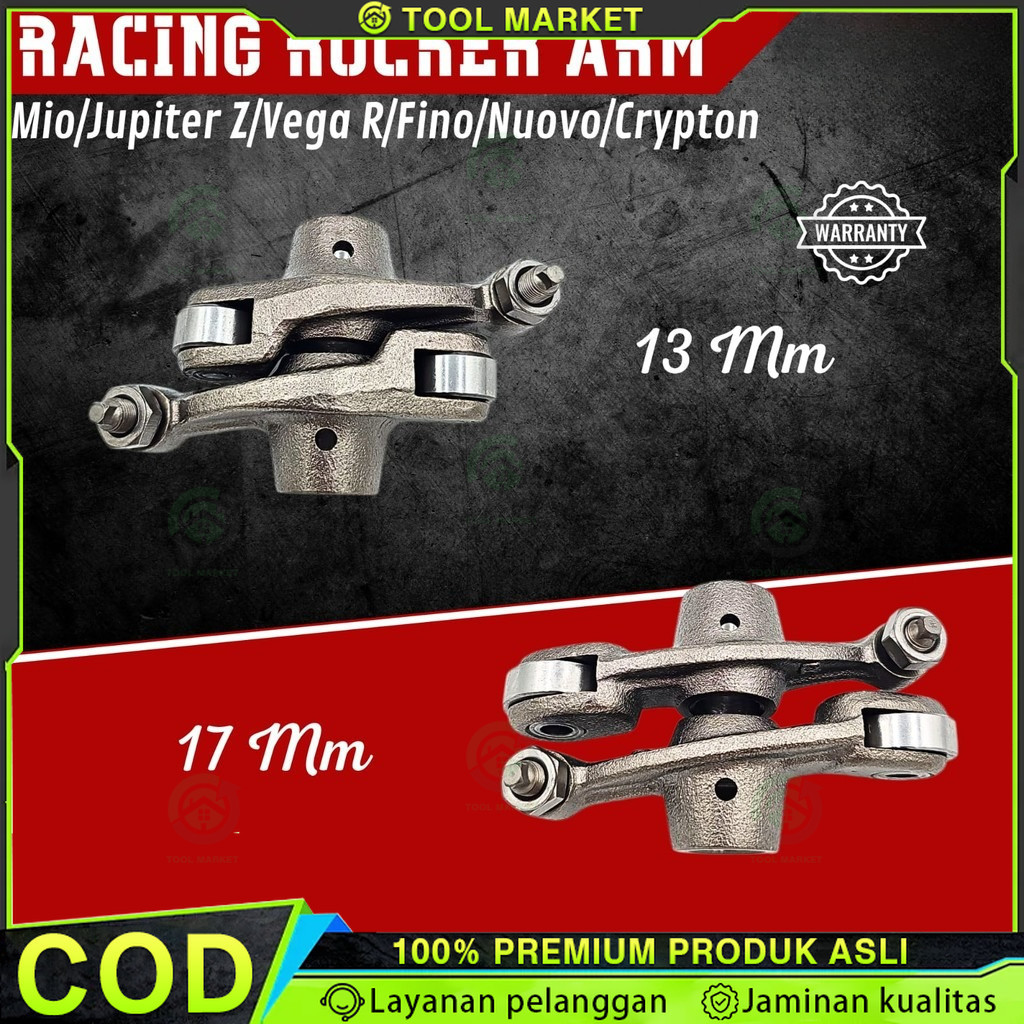 TEMPLAR วาล์ว TRIGGER ROLLER ROCKER ARM RRA 13 17 MM MIO JUPITER Z VEGA FINO NUOVO AH1 RACING - PIAN