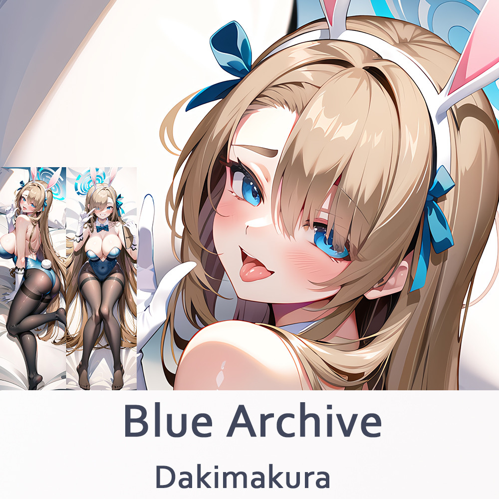 ปลอกหมอน Dakimakura Ichiose Asuna จาก Blue Archive สำหรับนอนและเล่นเกม