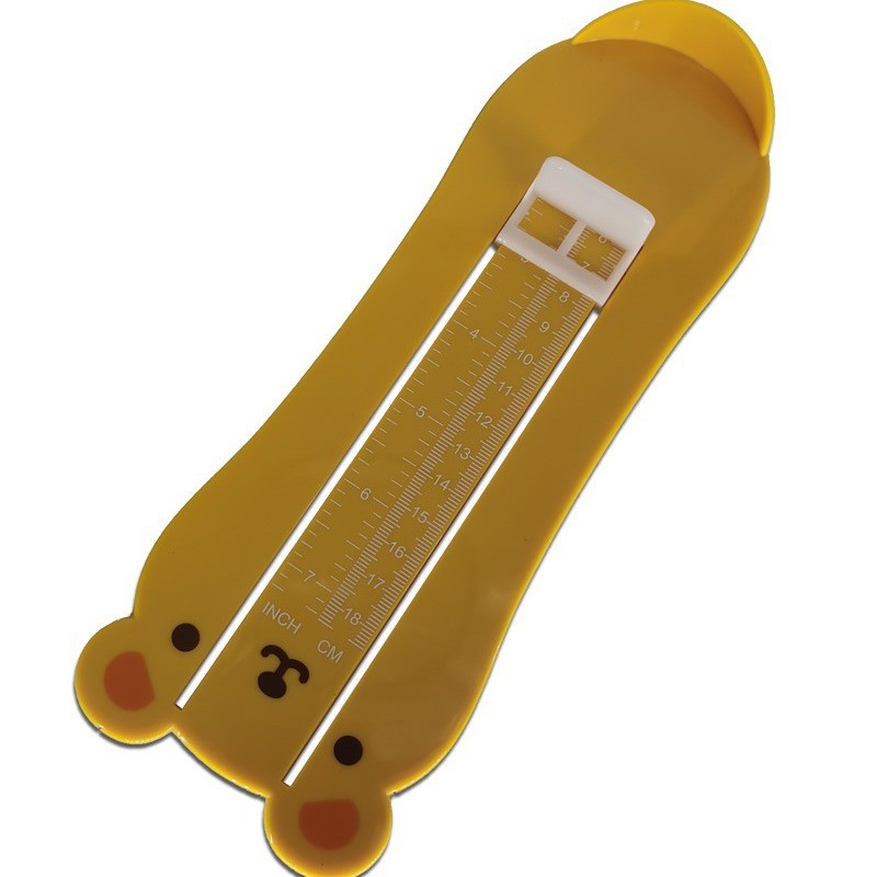 ซื้อรองเท้านํารองเท้าเด็กของคุณเองสหายหมีรูปร่างเด็กเท้าวัดอุปกรณ์นิ้ว เซนติเมตรความยาวเท้าเครื่องมื