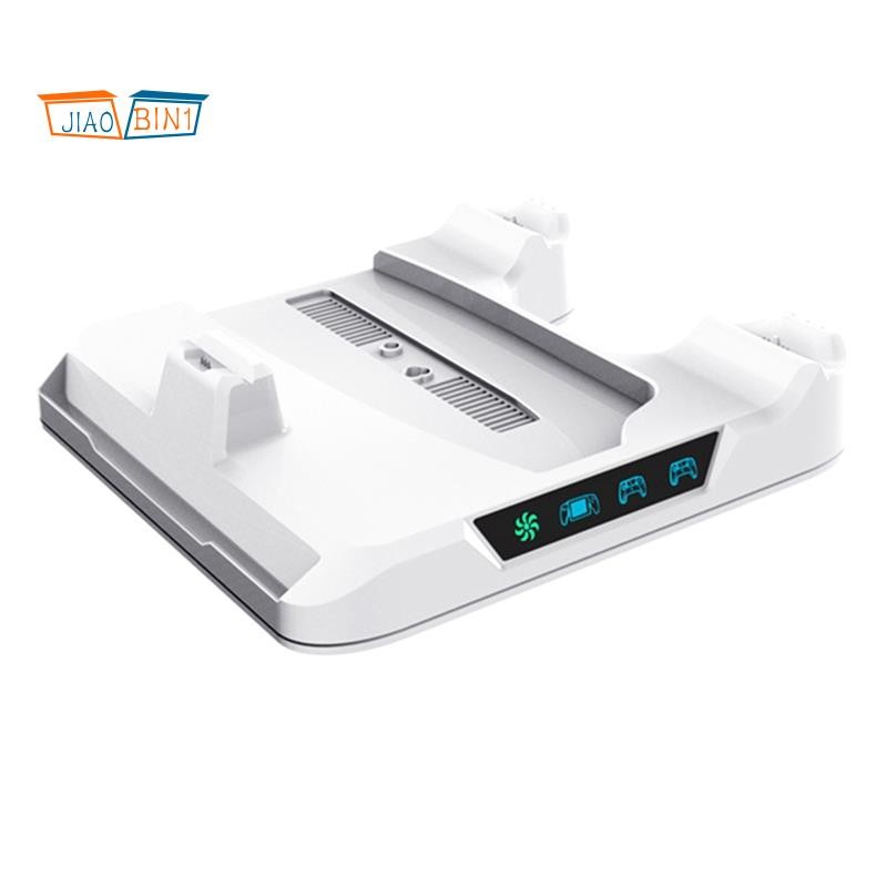 2025 สําหรับ PS5 PRO/PS5Slim/ Console Cooling Stand สถานีชาร์จ Dock Controller Storage Rack พร้อมพัด