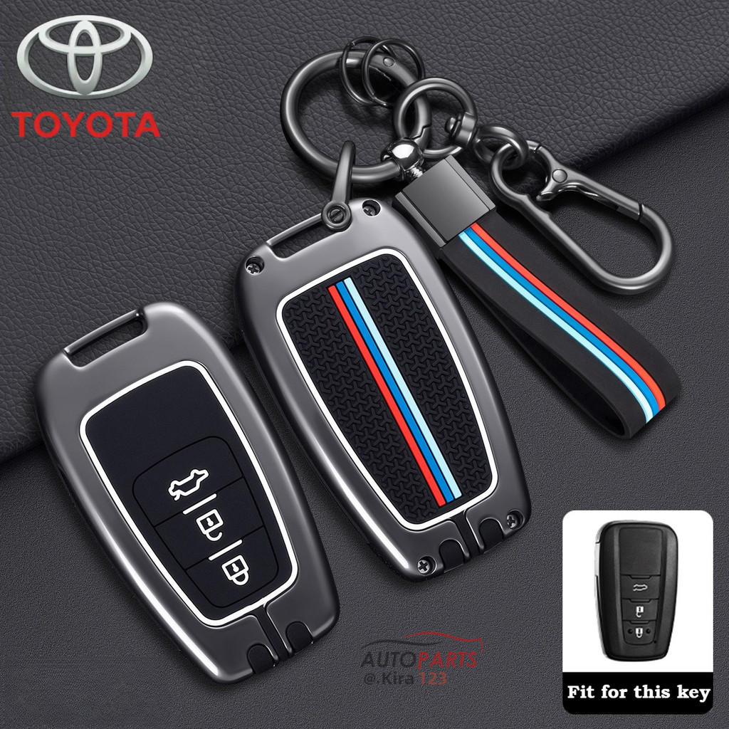 Luminousสไตล์sincโลหะผสมรีโมทกุญแจรถสําหรับToyota Prius Camry Corolla C-HR CHR RAV4 Prado 2018 2022