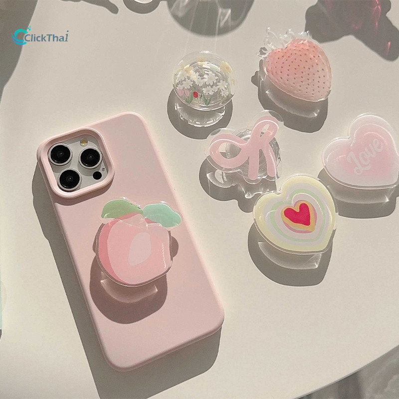 Popsocket/Griptok/iring/ขาตั้งโทรศัพท์ที่วางโทรศัพท์มือถือลายการ์ตูน ขายึดโทรศัพท์อะคริลิคพับได้อเนกประสงค์แบบสร้างสรรค์