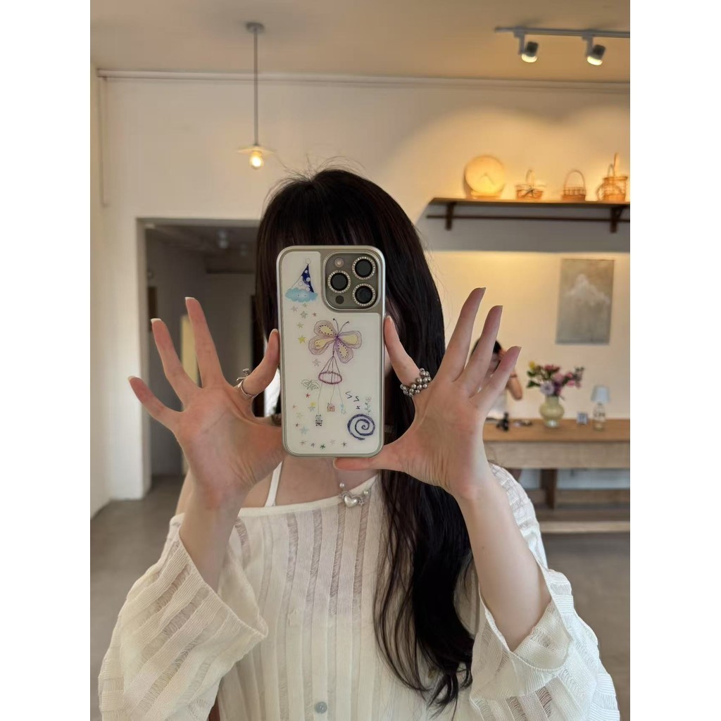 โบว์เคสโทรศัพท์ Drop-Resistant สําหรับ iPhone 16 Promax 15 Promax 11 12 13 14plus 15plus 16e 16plus 15pro