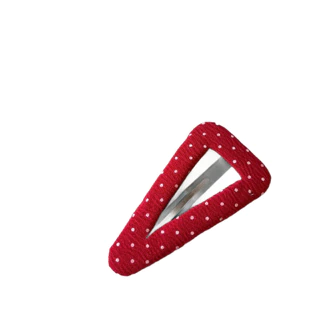 กิ๊บติดผมสไตล์เกาหลี Retro Polka Dot สีชมพูและขาว เหมาะสำหรับฤดูร้อน