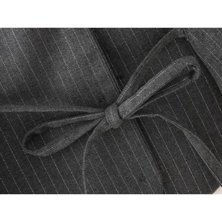 Chili Koko เสื้อกล้าม Pinstripe สำหรับผู้หญิง คอวี เปิดหลัง เสื้อกั๊กสายเดี่ยวครอป 99192