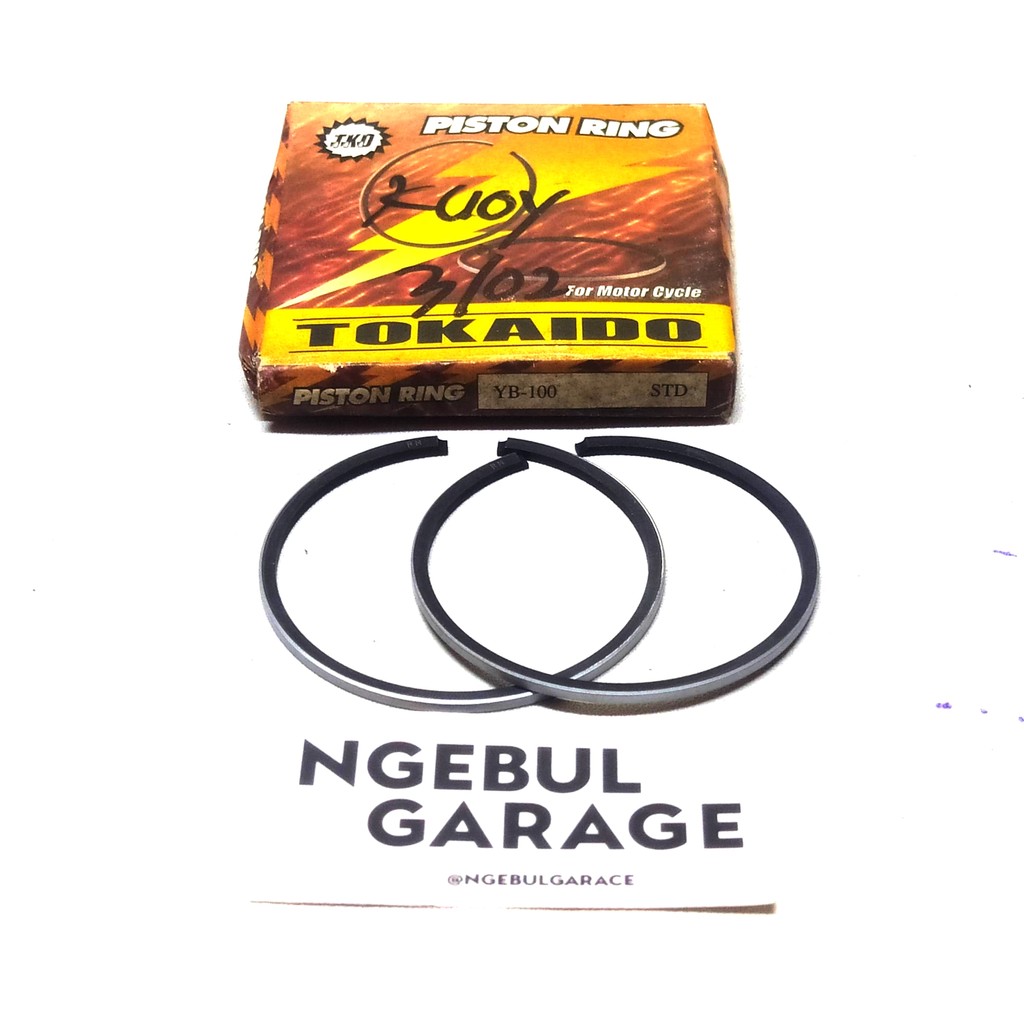 แหวนลูกสูบ YB100 YB 100 OS STD YAMAHA TOKAIDO