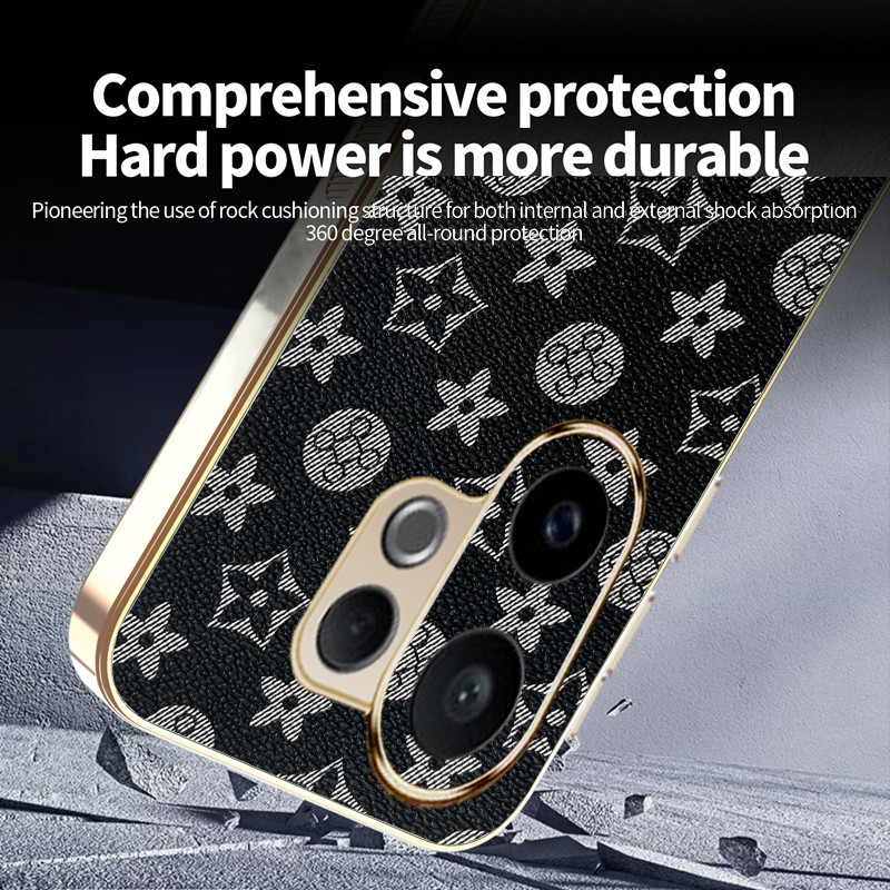 เคสสําหรับ Vivo V60 แฟชั่นคลาสสิก Timeless หนัง รูปที่ 5