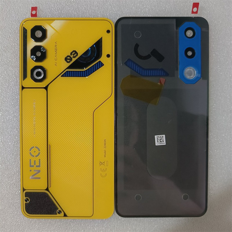 กระจกด้านหลังสําหรับ ZTE Nubia Neo 3 GT Z2465N ฝาครอบแบตเตอรี่ด้านหลังเปลี่ยนเลนส์กล้อง