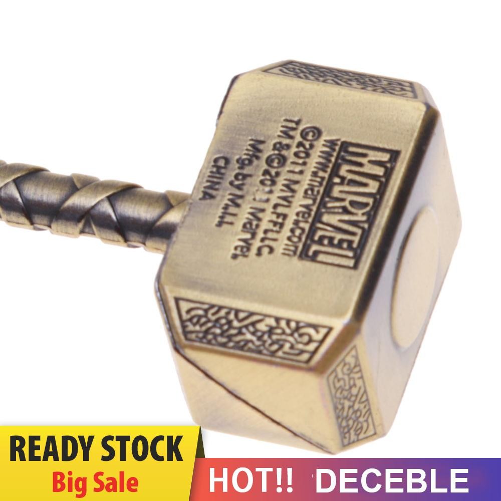 พวงกุญแจ Avenger League Vintage Thor Hammer พวงกุญแจสําหรับ US Captain(Gold) [Deceble.th]