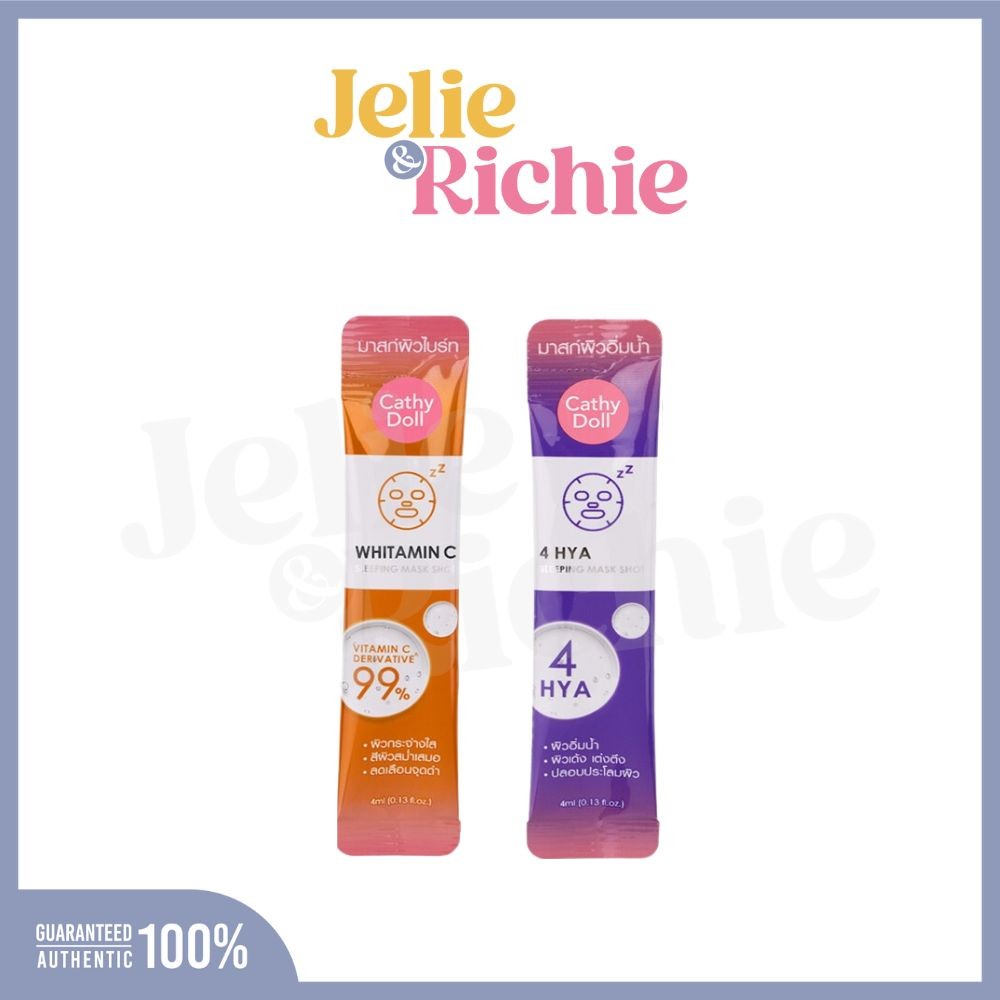 [Jelie][ซอง] เคที่ดอลล์ สลีปปิ้ง มาสก์ ช็อต 4 มล Cathy Doll Sleeping Mask Shot 4ml